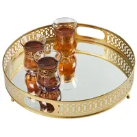 Marrakesch Orient & Mediterran Interior Spiegeltablett Serviertablett Deko Tablett