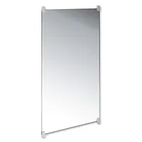 Hewi 801 Wandspiegel 801.01.30033 600x1200x6mm, mit Haltern, rubinrot