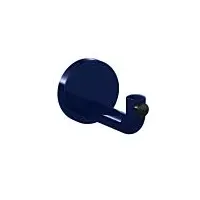 Hewi Wandhaken 477.90.03550 100mm, Türpuffer schwarz, stahlblau