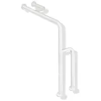 Hewi 801 Boden-Wandstützgriff 834 x 850 mm koralle