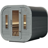 Wolff Finnhaus Design Saunahaus Luago 2x2 Art 2 hellgrau