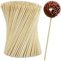 Relaxdays Cake Pop Stiele, 250 Stück, 15 cm lang,