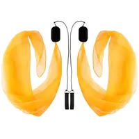 Diabolo Freizeitsport UV leucht Poi in Orange - Angel