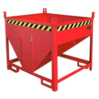 Bauer Südlohn Silobehälter SGS 50, lackiert, Feuerrot