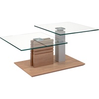 Vierhaus Couchtisch stufenlos höhenverstellbar rollbar 60 x 65 x