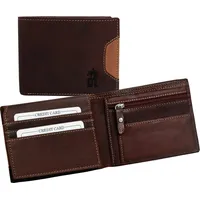 Drachenleder Herren Portemonnaie braun
