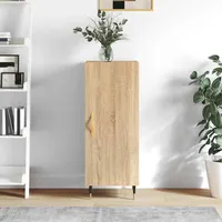 VidaXL Sideboard Sonoma-Eiche 34,5x34x90 cm Holzwerkstoff