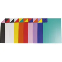 Clairefontaine Zweifarbiger Bastelkarton Pack. 25 Bogen 50x65cm Sort. 453199C