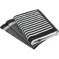 Ross Geschirrtuch ROSS "Exclusiv", schwarz, 3 Stk., 100 %