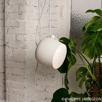 Flos Aim Small LED-Hängeleuchte, weiß