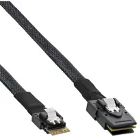 InLine Slim SAS Kabel, SFF-8654 zu Mini SAS SFF-8087,