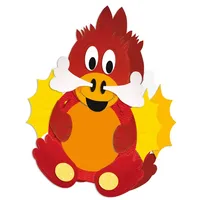 Ursus Laternen-Bastelset »Feuerdrache«
