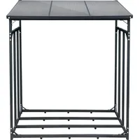 SCHMIDT security tools Brennholzregal 143x70x145cm Stahl Kaminholzregal