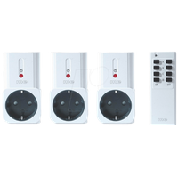 M-e FLS 100 Funk-Lichtschalter-System, 3-er Set (50033)
