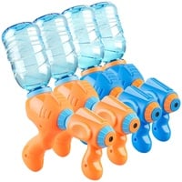 Pearl 4er-Set Wasserpistolen mit PET-Flaschen-Anschluss