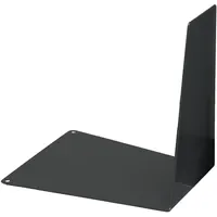 Alco Buchstütze Metall 125x140x145 mm Schwarz 2 St.