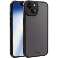 Vivanco Cover für iPhone 15 (Schwarz, Transparent)
