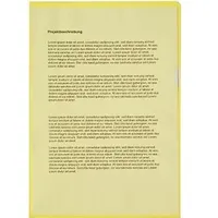 SOENNECKEN Aktenhüllen A4 120my geprägt gelb VE=100 Stück