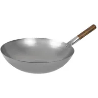 Gastronoble London Wok mit Rundem Boden, 19.5cm x 38cm