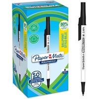 Paper Mate Papermate Kilometrico Kugelschreiber Medium Schwarz 50 Stück