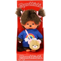 Sekiguchi 233724 - Original Monchhichi Mädchen, Regenbogen T- Shirt