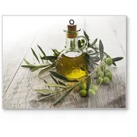 Deqori Schneidebrett aus Glas | groß 40x30 cm |