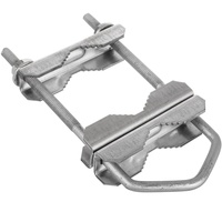 Maclean Brackets Maclean MCTV-921 Mastschelle Doppelschelle Mast Halterung Balkon
