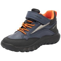 GEOX SIMBYOS Boy B ABX Sneaker, Navy/ORANGE, 31