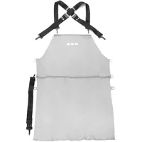 Lacor 39165 Edelstahlkette Mesh Schurze 80x55 cm, Edelstahl, Grey,