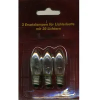 Nipach Ersatzlampen 3er 8V/1,5W E10 für 30er Lichterkette innen