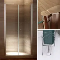 Iflair i-flair Duschtür Duschabtrennung aus 6 mm durchsichtigem Sicherheitsglas