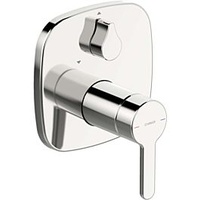 Hansa Hansadesigno Fertigmontageset 81119593 Wannenarmatur, mit Funktionseinheit, chrom