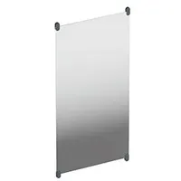 Hewi S 801 Wandspiegel 801.01B30092 600x1200x6mm, mit Haltern, matt,
