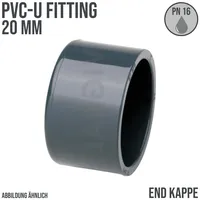 BEVO Mega Kappe 20 mm Klebemuffe 16 bar, grau