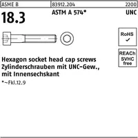 Reyher Zylinderschraube R 83912 UNC-Gewinde/Innen-6kt 1x 5 ASTM A