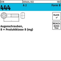 Industrial Quality Supplies DIN 444 Form B Augenschraube M10x55