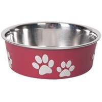 Karlie Edelstahlnapf Ascar mit Pfotenmotiv 300 ml ø: 10