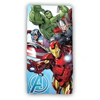 Jerry Fabrics Avengers Badetuch 70 x 140 cm blau