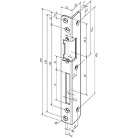 ASSA ABLOY Sicherh.-Winkelschließbl.069 S.3mm VA ma DIN L ASSA