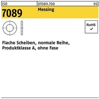 Bufab Unterlegscheibe ISO 7089 o.Fase 2 Messing 100 Stück