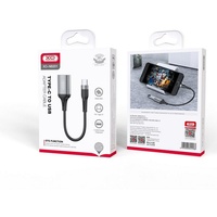 XO XO-Adapter OTG NB201 USB - Type-C Kabel schwarz