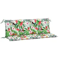 VidaXL Gartenbank-Auflagen 2 Stk. Mehrfarbig 150x50x7 cm Stoff