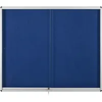 Bi-Office Schaukasten Exhibit Innenbereich blau