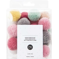 Rico Design Garnpompon Set Pastell Mix: