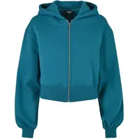 URBAN CLASSICS Ladies Short Oversized Zip Jacket