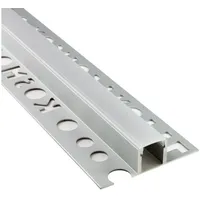 Tktrading24 T77 LED Alu Premium Fliesenprofil Bordüre 12mm silber