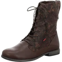 THINK! AGRAT chromfrei gegerbte nachhaltige Stiefelette, 3020 Espresso/Kombi, 43