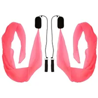 Diabolo Freizeitsport Soft-Poi 60x60cm (uv pink) - Spiral Poi
