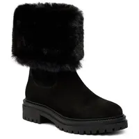 GEOX D IRIDEA Ankle Boot, Black, 38 EU