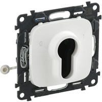 Legrand 755235 Valena Allure Schlüsselschalter 0-1 Ultraweiß